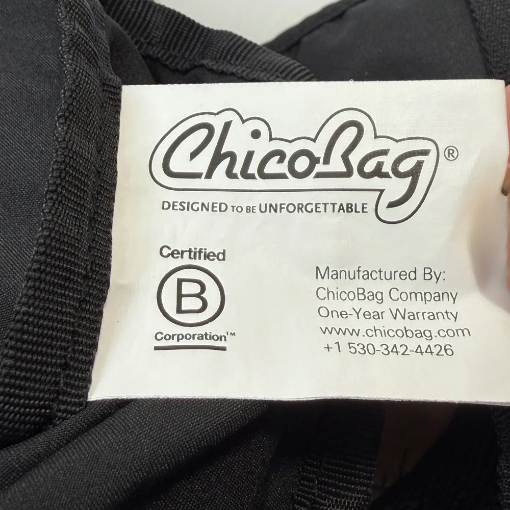 ChicoBag Natural Habitat Adventures Travel Pack Recycled Orange Black Backpack